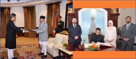 H.E. Ambassador of Pakistan to Nepal, Mr. Mohammad Aamir Khan, presented his Letter of Credence