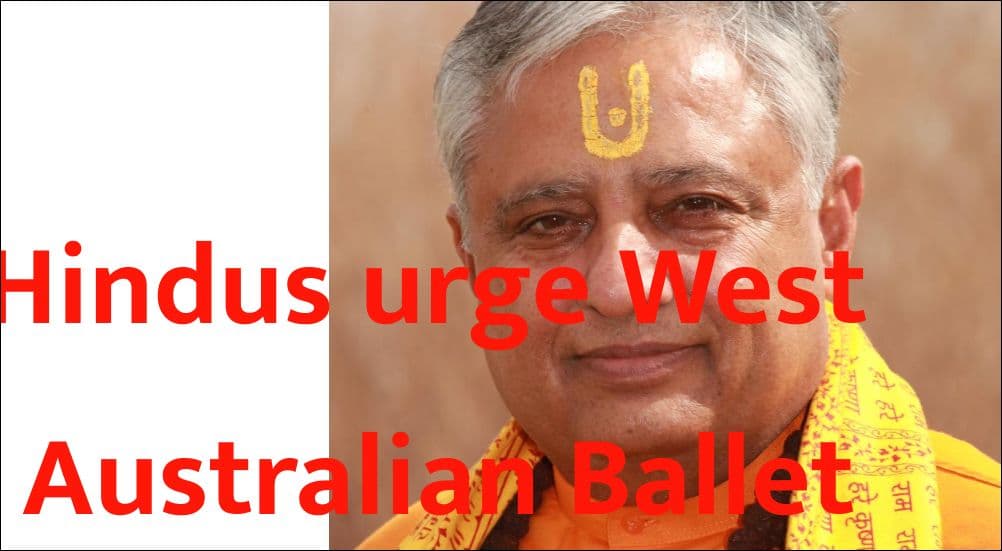 Hindus urge West Australian Ballet to drop “La Bayadère”