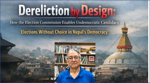 Elections Without Choice in Nepal’s Democracy
Dr. Alok K. Bohara