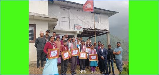 सिदिङ्वा-१ कालिखोलामा विभिन्न क्षेत्रमा योगदान पुर्याउने व्यक्तित्वहरू सम्मानित