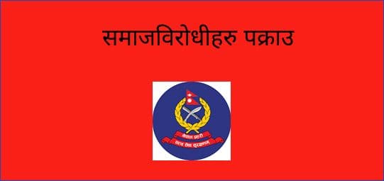 समाजविरोधीहरु पक्राउ