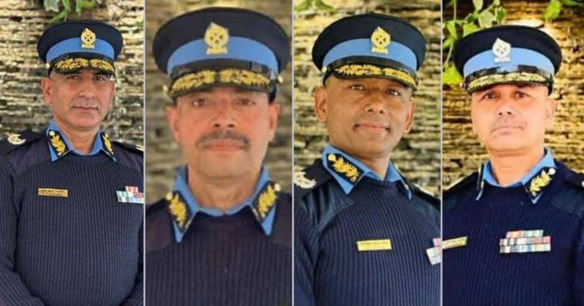 नेपाल प्रहरीका ४ डीआईजीकाे एआईजीमा बढुवा