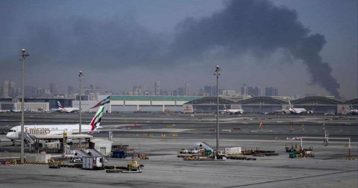 दुबई अन्तर्राष्ट्रिय विमानस्थलमा ड्रोन आक्रमण, विमानस्थल बन्द