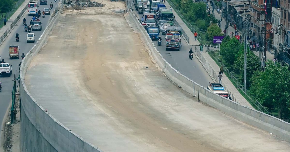 ग्वार्कोको ओभरपास जेठ मसान्तभित्र संचालनमा आउने