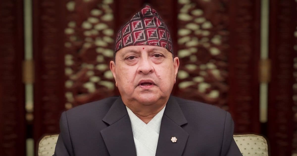 पूर्वराजा ज्ञानेन्द्र शाहद्वारा शुभकामना व्यक्त