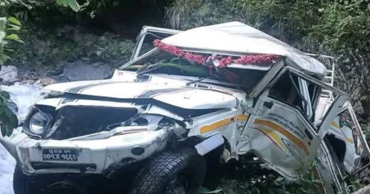 दार्चुलामा जिप दुर्घटना, जिप मालिककाे मृत्यु चालक फरार