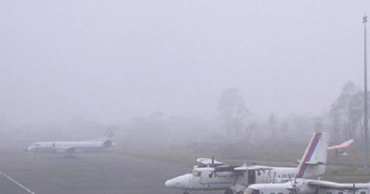 बाक्लो हुस्सु र कुहिरोका कारण हवाइ उडान प्रभावित