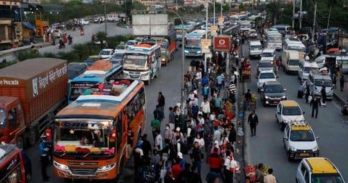 तिहारमा झण्डै ४५ हजारले उपत्यका छाेडे