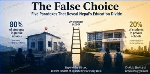 Five Paradoxes That Reveal Nepal’s Education Divide
Dr. Alok K. Bohara
