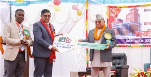 Pakistan supports Ambulence to Bharatpur Eye Hospital