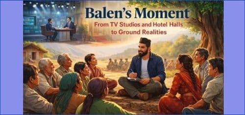 Balen’s Moment: From TV Studios and Hotel Halls to Ground Realities