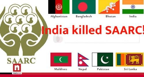  India killed SAARC!