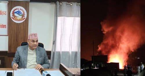 जयगढका अग्नि पीडितलाई प्रदेश सरकारको ५० लाख आर्थिक सहयोग