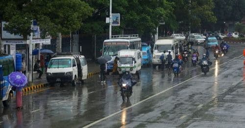 काठमाडौँ उपत्यकामा वर्षा, वायु प्रदूषणबाट राहत