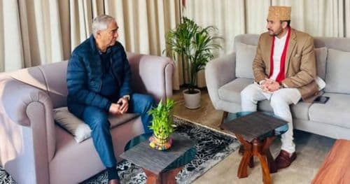 मन्त्री खरेल देउवा निवसमा,शिर्ष तीन नेताहरूसँग छलफल गर्ने