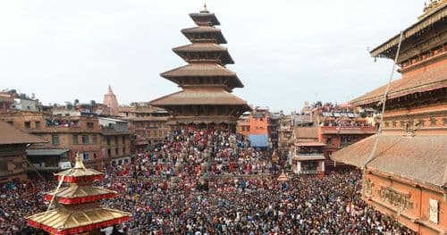 भक्तपुरकाे बिस्काः अर्थात् बिस्केट जात्रा सुरु