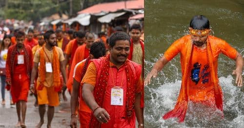 बोल बम यात्राका लागि सुन्दरीजलमा भक्तजनकाे भिड