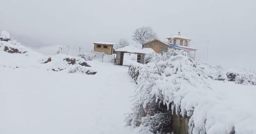 उत्तरी गोरखामा भारी हिमपात, जनजीवन प्रभावित