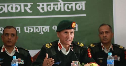 जलन उपचारकाे लागि हस्पिटल बनाउन सेनाकाे चासाे