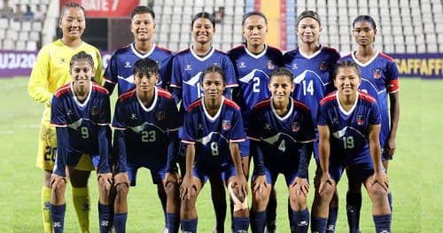 साफ यू–२० महिला फुटबलमा दाश्राे पटक नेपाल र श्रीलंका खेल्दै