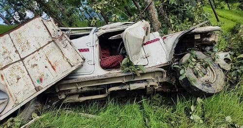 बागलुङमा जिप दुर्घटना दुईको मृत्यु