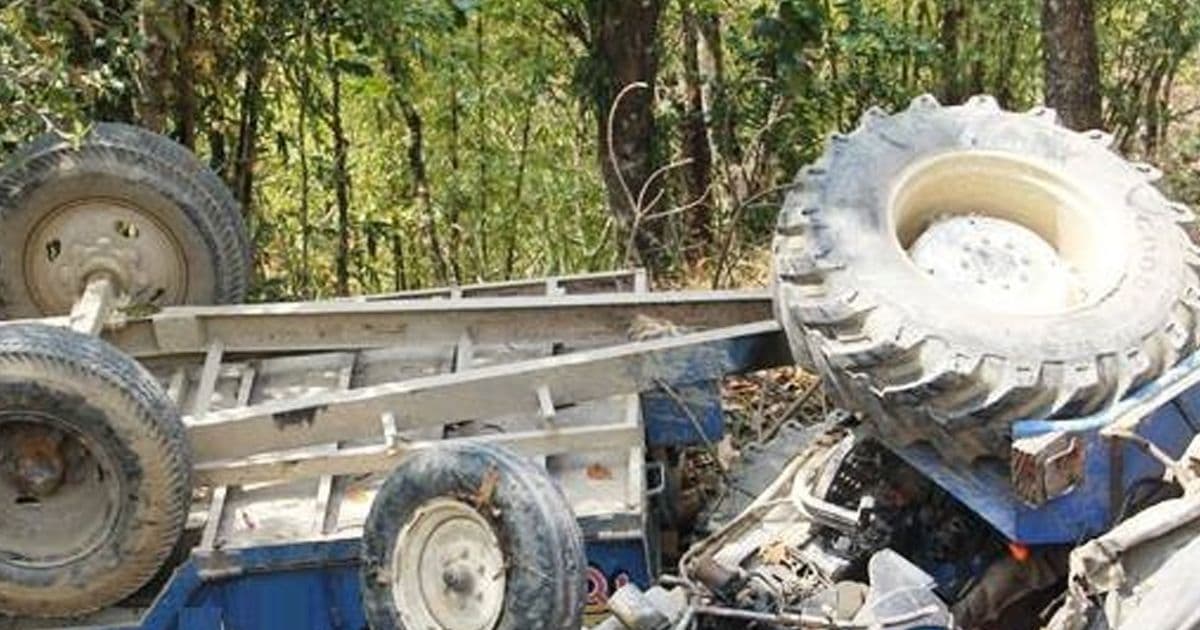 ट्याक्टर दुर्घटनामा दुईको मृत्यु, चार जना घाइते